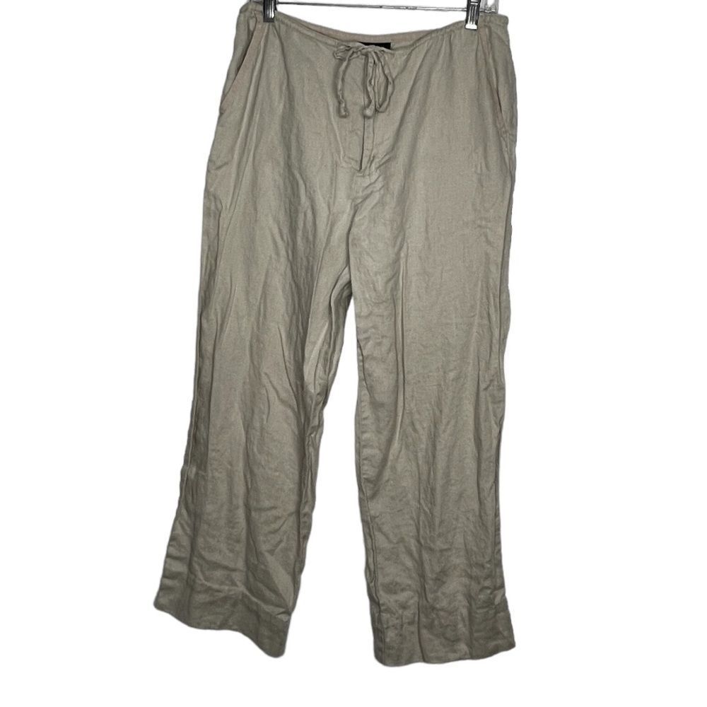 The Limited Linen Tan Pants